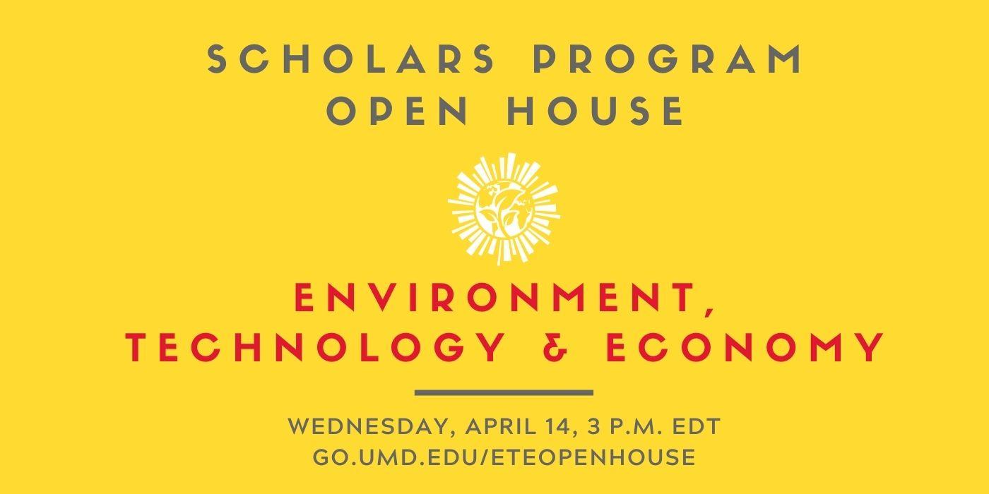 ETE Open House on Wednesday, April 14, at 3 p.m. EDT