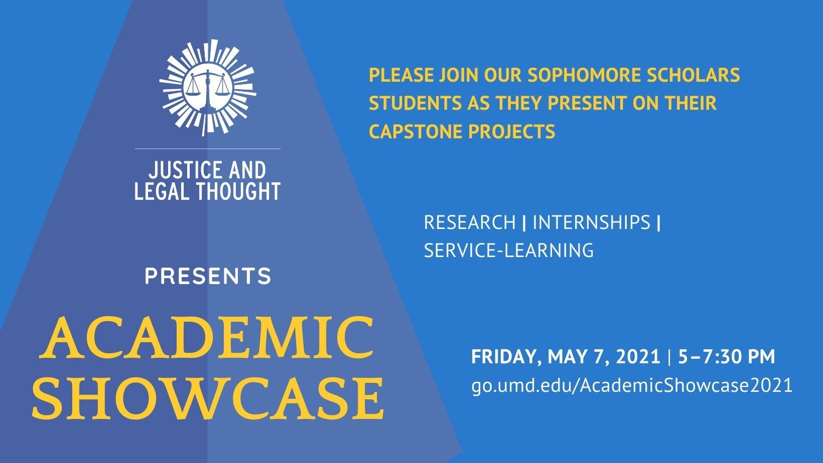 Join JLT's Academic Showcase on Friday, May 7, from 5 to 7:30 p.m.
